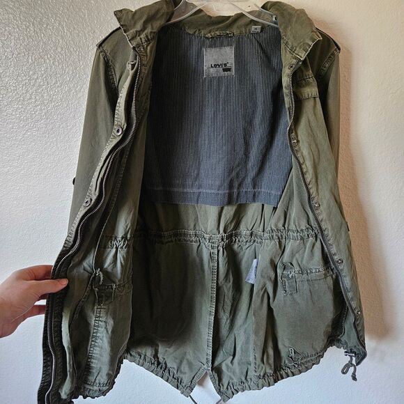 Levi's Green Utility Jacket - Picture 7 of 8